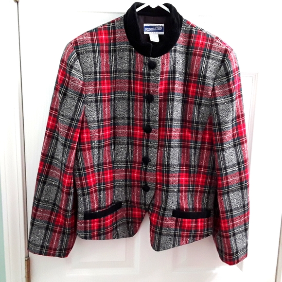 Pendleton Jackets & Blazers - Vintage Pendleton Plaid Blazer Jacket